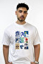 Billie Eilish_1 Design Printed Oversize White T-Shirt