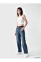 U Neck Women's Ribbed Crop Top (S6) - 2