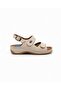 Beige Heel Spur Gel Sole Orthopedic Daily Women's Sandals - 6