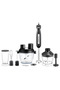 8-in-1 Hand Blender 800W | Stick Blender with Chopper, Food Processor, Whisk, Milk Frother