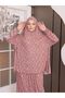 Women's Prayer Gown - Two-Piece Flower-Patterned Seasonal Sweat-Proof Jersey Fabric - Comfortable Fit - 4