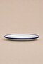 Small Fish Patterned Enamel Kayak Plate 30 × 20 × 3 cm - 4