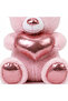 60 cm Shiny Hearted Teddy Bear Plush Toy - 2