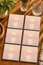 Abstract - Bohemian - Nature - Sea View Modern Set of 6 Coasters - Uv Printing Mdf - 10X10 cm