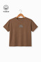 Letter m Arma Printed Casual Short Sleeve Summer Boy's T-Shirt - 2