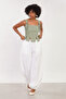 Women's Shoulder-Strap Detailed Blouse - Olive - 3