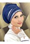 شال سهرة مطرز بشريط سميك - 2