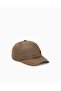 Men's Eagle Plate Adjustable Metal Buckle Brown Sports Hat
