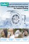 Portable Handheld Turbo Fan with Semi-Cooling Plate＆Water Mist Spray, Personal Misting Fan, USB Rechargeable Cooling Fan, Foldable Pocket Fans for Outdoor, Office, Travel, Makeup, Camping - 4