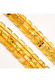 Baltic Amber Rosary with Insect Inclusions 66 Beads 8.5x9.5mm Square Prayer Beads 35g Tasbih - 2