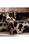 "Saddle Cow" Patterned Tassel Throw Pillow Cover Set - 4