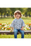 Children's Cotton Hooded Printed White Color Tshirt Cb1026 - 3