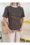 Coffee Ecru Striped T-Shirt - 2