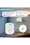 Wireless Caregiver Pager Emergency Call Button for Seniors Portable Call Bell with 500Ft+ Range and Vibration Alert, 1 Rechargeable Receiver 1 Alert Button - 4