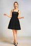 Girl's Flared Evening Dress Crepe Dress Stone Embellished Thin Straps Gathered Stretchy Special Occasion Dress 11-13-15 Years Old - 4