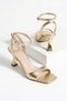 Gold Women's Heeled Shoes Daily Comfortable Heeled Sandals (7cm)
