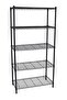 5-Tier Wire Storage Shelving Rack Heavy Duty Metal Organizer with Leveling Feet - 3