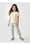 Lcw Kids Green Checkered Pants for Girls with Elastic Waist
