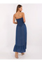 Rochie Dama Maxi, Lejera, ITALY MODA, Albastru inchis de Vara - 2