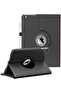 360 Degree Rotating Case Cover for iPad 9.7 (2018/2017), iPad Air 2, iPad Air - Auto Sleep/Wake - Black