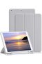 iPad 9th/8th/7th Generation Case (2021/2020/2019) - iPad 10.2-Inch Case with Pencil Holder, Slim Soft TPU Back Smart Magnetic Stand (Light Gray)