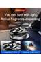 Car Air Freshener – Helicopter Solar Energy Rotating Aromatherapy Diffuser, Aviation Alloy Design, Silver - 4