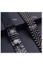 Compatible with Apple Watch Band 44mm 42mm 40mm 38mm Stainless Steel Heavy Band with Butterfly Folding Clasp Link Bracelet for iWatch Series 6/SE Series 5/4/3/2/1 - 4