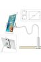 360 Degree Rotating Mobile Phone Tablet Universal Lazy Holder White
