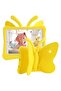 Shockproof EVA Foam Protective Tablet Stand Cover for iPad Air/ Air 2 & iPad 9.7 (2017/2018) - Cute Butterfly, Yellow