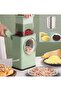 Manual Rotary Cheese Grater Shredder with Wider Hopper 3 Interchangeable Blades Round Mandolin Drum Slicer Julienne Grinder for Cheese, Vegetables, Potatoes and Nuts - 4