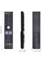 Replacement Remote Control for OK/Saba TVs (U43H7A, ODL24771HN-TAB, SA24S46A9) with Battery - 4