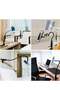 Tablet Cellphone Stand Holder,Gooseneck Lazy Bracket For 4-10.6 Inches Iphone Ipad Gps Samsung Lg Blackberry Devices,360 Degree Rotating,27.5" Flexible Arm - Black - 4
