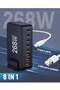 268W USB-C Fast Charging Station 8-Port Desktop Charger for Laptops, Phones, Tablets - 4