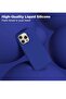 Compatible with iPhone 15 Pro Max Liquid Silicone Full Body Shockproof Protective Case, Klein Blue - 5