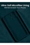 Silicone Case for iPhone 15 Pro Max, Camera Protection, 2 Screen Protectors, Teal - 4