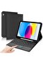 iPad 10th Gen Keyboard Case with Trackpad (10.9 inch 2022), Wireless Detachable Rechargeable