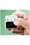 DL03 Smart Touch Display Wireless Earphones With ANC Noise Cancelling and HD Microphone Compatible with iPhones and iPads White - 5