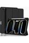 2024 iPad Pro 13 Inch Smart Case – Black with Pencil Holder, Touch ID Support, and Auto Wake/Sleep Function