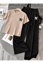 Unisex Nyg Printed Oversize T-Shirt and Baggy Sweatpants - Summer Two-Piece Tracksuit Set