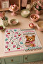 Homemade Strawberry Bear Strawberry Bear Floral Pattern Modern Mediterranean 2-Piece Kitchen Towel Set 35X55 - 7
