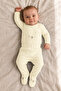 Newborn Organic Cotton Rabbit Printed 2-Piece Baby Set with Side Snap Booties - 6