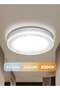 24W Round Crystal LED Ceiling Light, 18cm Flush Mount Lamp, 3-Color Temperature, Flicker-Free - 3