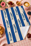 Hello Summer Crab and Fish Striped Marine Summer Patterned Mediterranean 2-Piece Kitchen Towel Set 35X55 - 3