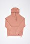 Férfi Oversize Basic kapucnis pulóver, réz színű - 6