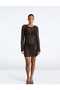 Sequin Beach Midi Beach Dress