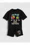 Six Seven Printed Boys' Shorts Set (100% Cotton)