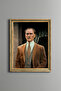 Mustafa Kemal Atatürk - Vintage Patterned Painting - Fine Model