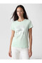 Original Oval Collar Printed Women's T-Shirt