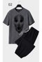 Unisex Oversize Shorts Set Short Sleeve T-Shirt Comfortable Fit Summer Casual Sports