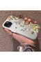 حافظة هاتف متوافقة مع iPhone 15 Plus مصنوعة من السيليكون بحافة صلبة وخلفية صلبة بنمط زهور - 2